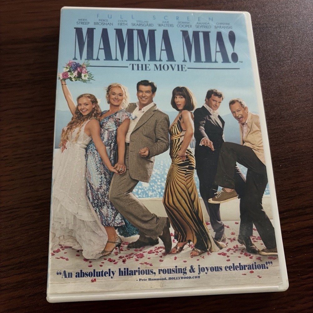 Mama Mia The Movie DVD Meryl Streep Pierce Brosnan Colin Firth